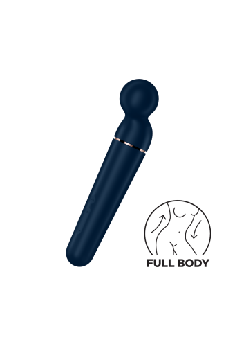 Vibromasseur wand bleu USB 60 vibrations Planet Wand-er Satisfyer - CC597845