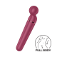 Vibromasseur wand rouge USB 60 vibrations Planet Wand-er Satisfyer - CC597844