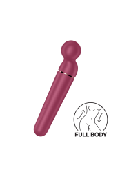 Vibromasseur wand rouge USB 60 vibrations Planet Wand-er Satisfyer - CC597844