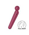 Vibromasseur wand rouge USB 60 vibrations Planet Wand-er Satisfyer - CC597844