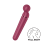 Vibromasseur wand rouge USB 60 vibrations Planet Wand-er Satisfyer - CC597844