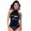 Body string en vinyle noir - MAL2765GLBK