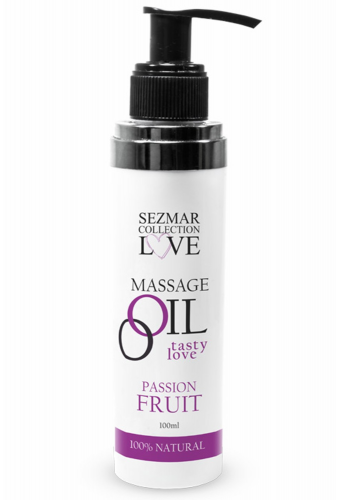 Huile de massage comestible Fruit de la passion 100ml