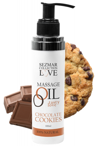 Huile de massage comestible cookie chocolat 100ml