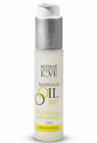 Huile de massage comestible milkshake banane 50ml