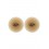 Paire de cache-tétons piercing barre coeur faux diamant peau claire - XP004C