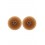 Paire de cache-tétons piercing barre coeur faux diamant peau métisse - XP004M