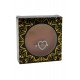 Paire de cache-tétons piercing barre coeur faux diamant peau métisse - XP004M