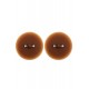 Paire de cache-tétons piercing barre faux diamant peau foncée - XP001F