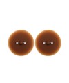 Paire de cache-tétons piercing barre faux diamant peau foncée - XP001F