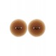 Paire de cache-tétons piercing barre faux diamant peau métisse - XP001M
