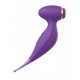 Oiseau du Paradis - Vibromasseur 2 en 1 avec succion et stimulateur violet - CR-820PUR
