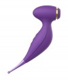 Oiseau du Paradis - Vibromasseur 2 en 1 avec succion et stimulateur violet - CR-820PUR