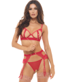 Ensemble 3 pièces rouge - REN53050-TRED