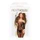 Combinaison ouverte à l'entrejambe Noir Dreamy diva - PH0024BLK
