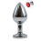 Plug bijou en aluminium bijou rouge Medium - RY-002RED