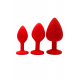 Plug rouge bijou cristal Small - DB-RY067CRED
