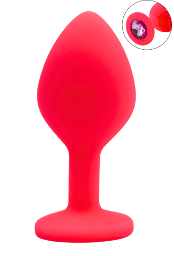 Plug bijou rose Medium