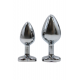 Plug bijou coeur en aluminium. Bijou rouge Small - RY-013RED