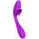 Stimulateurde clitoris violet Coeur Ardent point G  2 en1