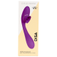 Stimulateur Clitoridien avec langue  Vibromasseur Point G 2-en-1 DISA Violet Cœur Ardent 