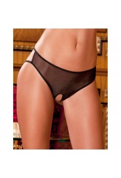 Culotte ouverte noire fesses cage