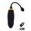 Oeuf vibrant noir USB avec télécommande
