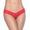 String rouge sexy dentelle