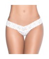 String blanc sexy dentelle