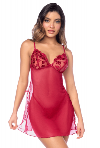 Babydoll Mapalé romantique avec string 