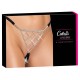 String bijou ouvert noir glamour - Cottelli