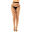 Collant sexy large maille noire