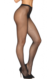 Collant résille fine maille noir