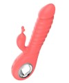 Vibromasseur rabbit rotatif 7 vibrations USB