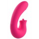 Vibromasseur 2 en 1 G-spot et stimulateur de clitoris USB Kali rose 