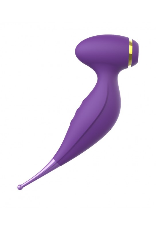 Oiseau du Paradis - Vibromasseur 2 en 1 avec succion et stimulateur violet - CR-820PUR