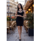 Robe noire Lora - LDC03BLK