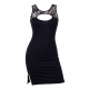 Robe noire Lora - LDC03BLK