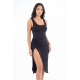 Robe noire Anastasia - LDC01BLK