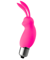 Mini Stimulateur Clitoridien Lapin Rose  1 dosette lubrifiant