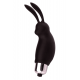 Mini Stimulateur Clitoridien Lapin Noir  1 dosette lubrifiant — Pocket Pleasure