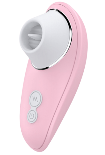 Vibromasseur rose à langue vibrante pour cunnilingus - BOZ-005PNK