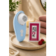 Vibromasseur bleu à langue vibrante pour cunnilingus - BOZ-005BLU