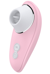 Vibromasseur rose à langue vibrante pour cunnilingus - BOZ-005PNK