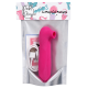 Stimulateur de clitoris par vibrations sur membrane rechargeable USB rose 10 Vitesses De Voyage - ZK003CPNK