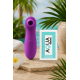 Vibromasseur par vibrations sur membrane rechargeable USB violet 10 vitesses de voyage - ZK003CPUR