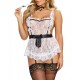 Costume sexy femme de chambre en tablier