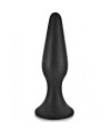 Plug anal noir 15cm avec ventouse