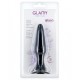 Plug anal noir 12.5cm avec ventouse