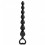 Chapelet plug anal noir 18cm